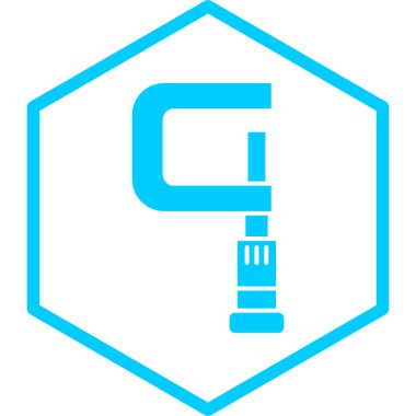 Bir inşaat simgesinin vektör illüstrasyonu