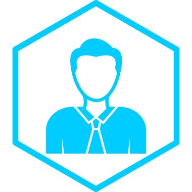 İnsan simgesinin vektör illüstrasyonu