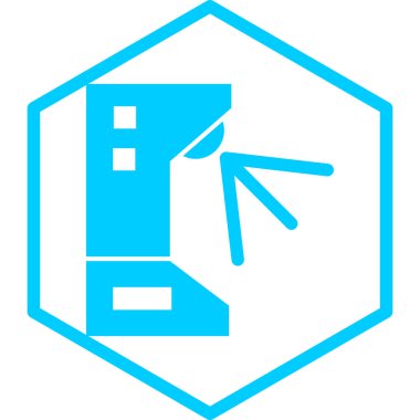 Ev. Web simgesi basit illüstrasyon