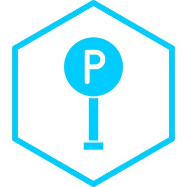 Park tabelası. Web simgesi