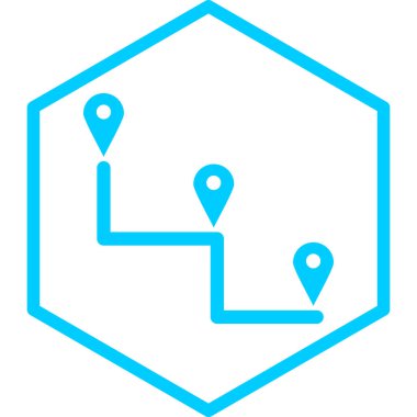 konum. Web simgesi basit illüstrasyon