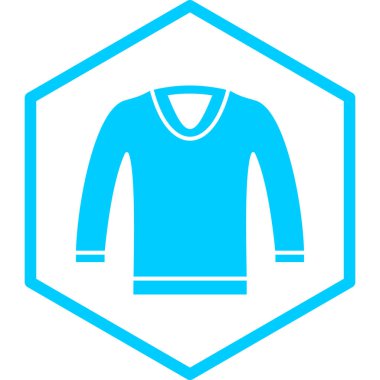 t-shirt simgesi, vektör illüstrasyonu