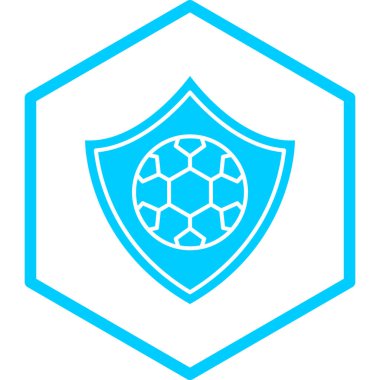 kalkan simgesi, vektör illüstrasyonu