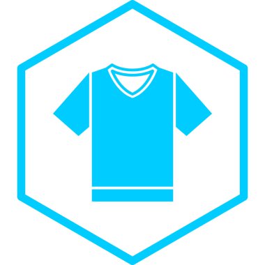 t-shirt vektör simgesi