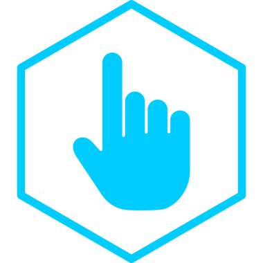 el imleci simgesi, vektör çizim