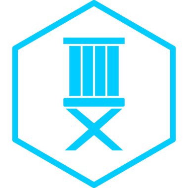 Ofis tablo simgesinin vektör illüstrasyonu