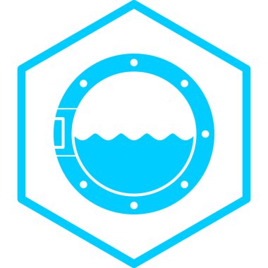 Bir çember simgesinin vektör illüstrasyonu