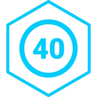 Bir b düğmesi simgesinin vektör çizimi