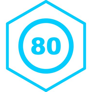 Bir b düğmesi simgesinin vektör çizimi