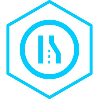 Bir b simgesinin vektör illüstrasyonu