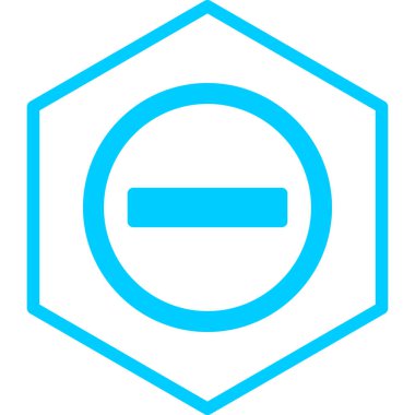 Eksi. Web simgesi basit illüstrasyon