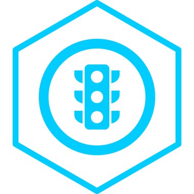 Trafik ışıkları vektör simgesi