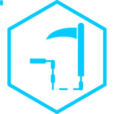 Tek izole edilmiş simge ögesinin vektör illüstrasyonu