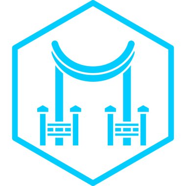 Bina. Web simgesi basit illüstrasyon