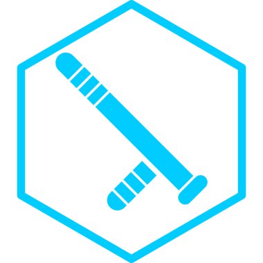 Tek izole edilmiş simge ögesinin vektör illüstrasyonu