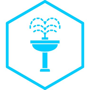 Tek izole edilmiş simge ögesinin vektör illüstrasyonu