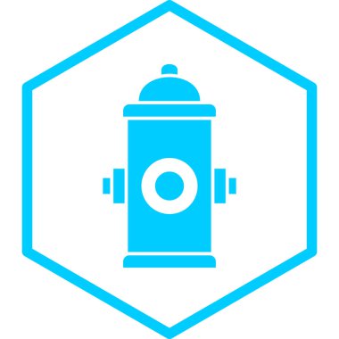 Yangın musluğu. Basit illüstrasyon