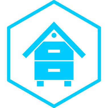 Ev. Web simgesi basit illüstrasyon