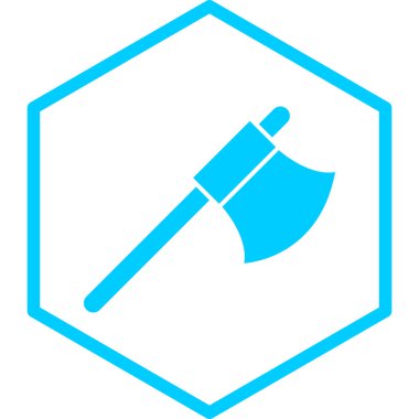 Tek izole edilmiş simge ögesinin vektör illüstrasyonu