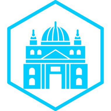 Cami. Web simgesi basit illüstrasyon