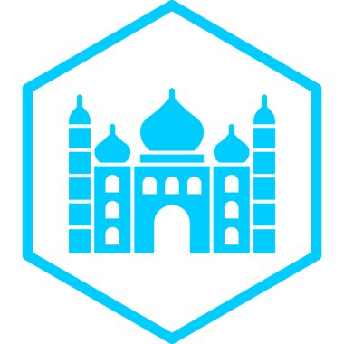 Cami. Web simgesi basit illüstrasyon