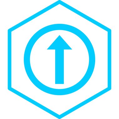 Ok. Web simgesi basit illüstrasyon