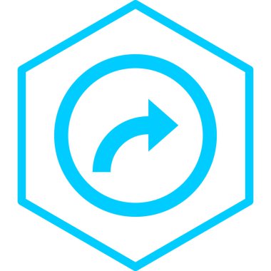 Ok. Web simgesi basit illüstrasyon