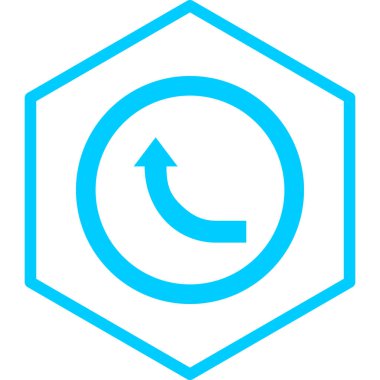 Ok. Web simgesi basit illüstrasyon