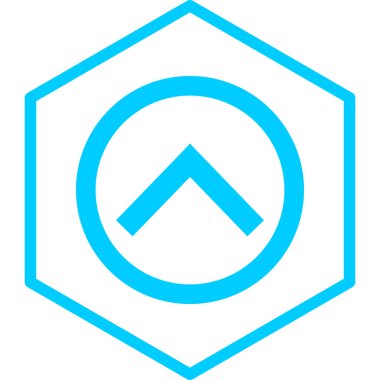 Ok. Web simgesi basit illüstrasyon