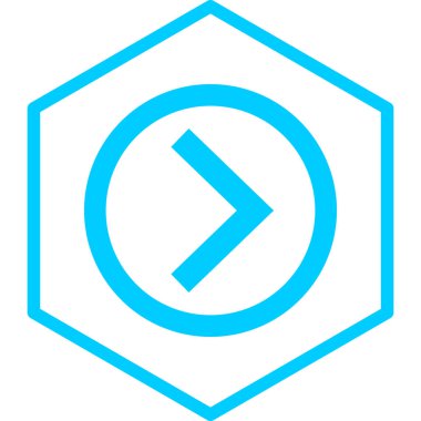 İleri. Web simgesi basit illüstrasyon