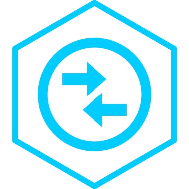 Ok. Web simgesi basit illüstrasyon