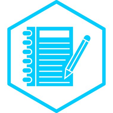 not defteri simgesi vektör illüstrasyonuName