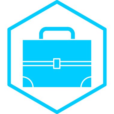 Çanta. Web simgesi basit illüstrasyon