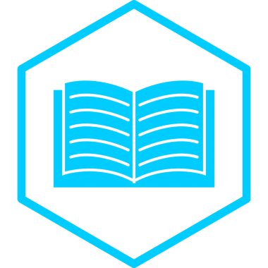 kitap simgesi vektör illüstrasyonu