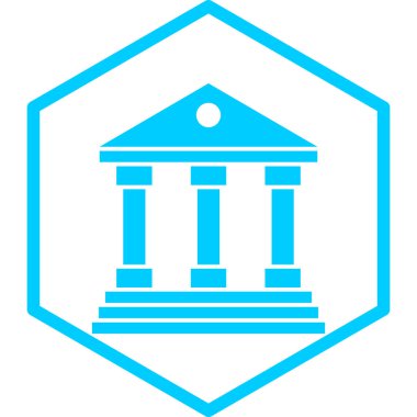 Banka binası. Web simgesi