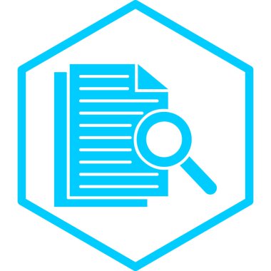 belge simgesi, vektör çizimi