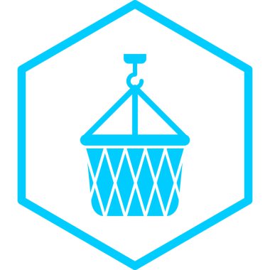 Alışveriş sepeti vektör simgesi