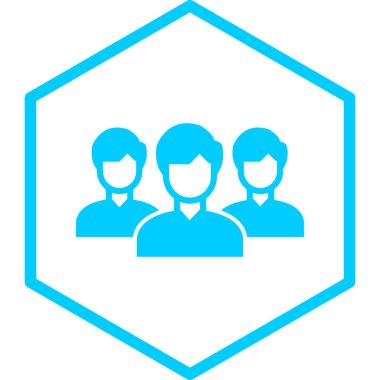 İnsan simgesinin vektör illüstrasyonu