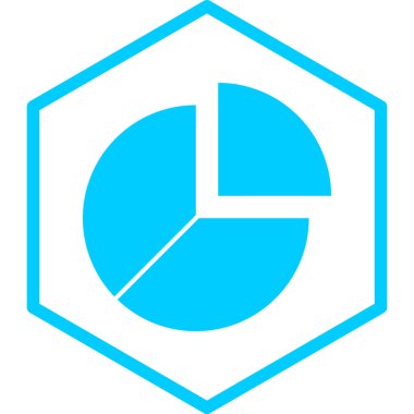 Pasta çizelgesi. Web simgesi