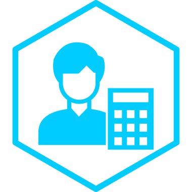 kullanıcı. Web simgesi basit illüstrasyon