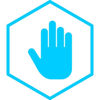 el simgesi vektör illüstrasyonu