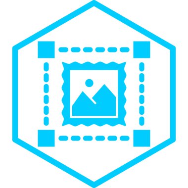 Bir çerçevenin vektör illüstrasyonu