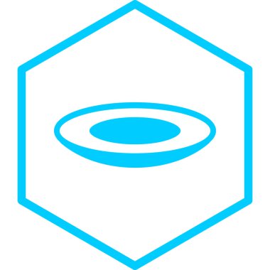 Plaka simgesi, vektör illüstrasyonu