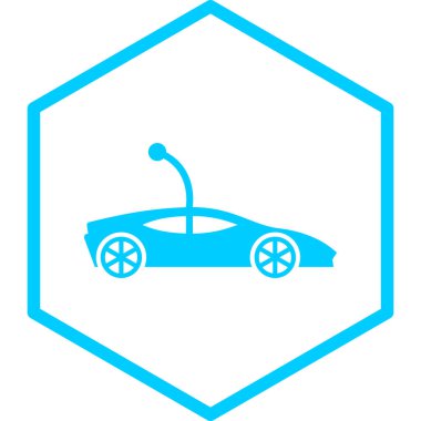 scooter vektör simgesi modern basit illüstrasyon