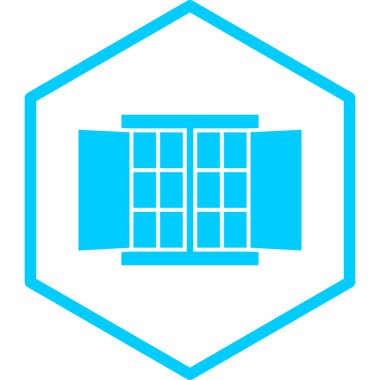 ev pencere simge vektör çizim