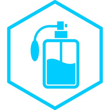 Parfüm. Web simgesi basit illüstrasyon