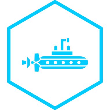 Gemi simgesi vektör illüstrasyonu