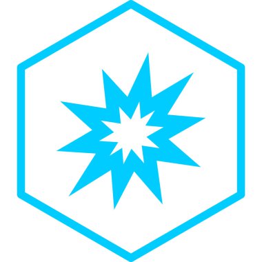 Yıldız. Web simgesi basit illüstrasyon