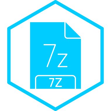 dosya biçimi simgesi, vektör illüstrasyonu