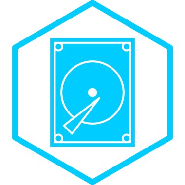 Basit bir simgenin vektör illüstrasyonu